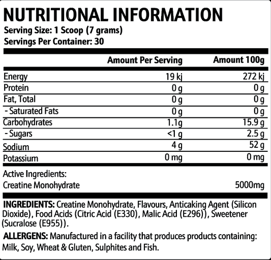 Krupt Creatine Monohydrate