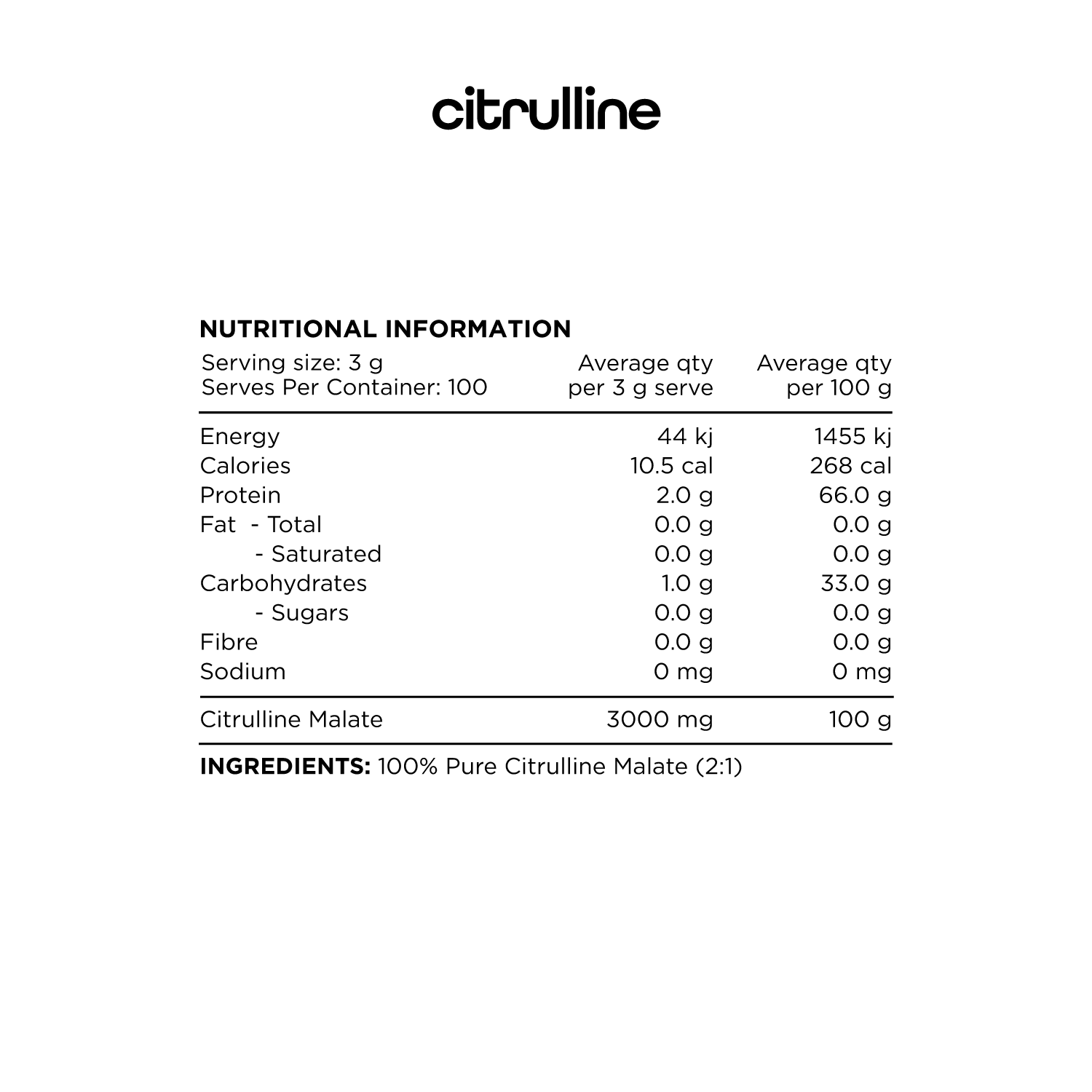 Citrulline Malate
