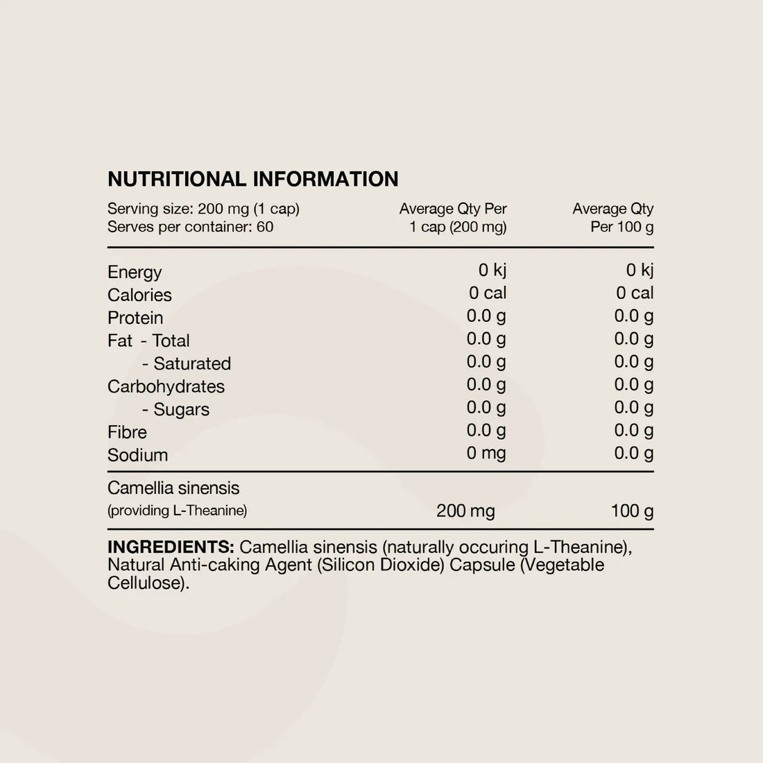 Green Tea Extract (L Theanine)