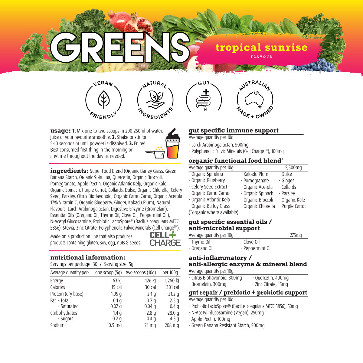 Greens Gut Health + Immunity